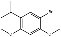 1-溴-5-异丙基-2,4-二甲氧基苯,1155371-46-2,结构式