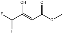 2-Butenoic acid, 4,4-difluoro-3-hydroxy-, methyl ester, (Z)- (9CI) 化学構造式