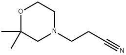 4-Morpholinepropanenitrile,2,2-dimethyl-,1155559-97-9,结构式