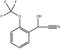 2-Hydroxy-2-[2-(trifluoromethoxy)phenyl]acetonitrile Structure