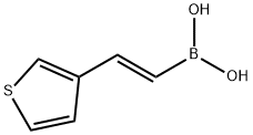 B-[(1E)-2-(3-噻吩基)乙烯基]硼酸, 1155956-91-4, 结构式