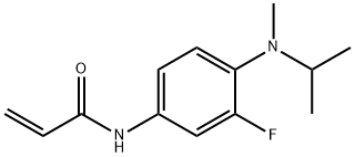 N-{3-氟-4-[甲基(丙-2-基)氨基]苯基}丙-2-烯酰胺,1156048-30-4,结构式