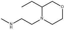 4-Morpholineethanamine,3-ethyl-N-methyl- Structure