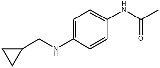 N-(4-((环丙基甲基)氨基)苯基)乙酰胺, 1156170-59-0, 结构式