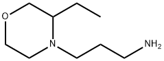 4-Morpholinepropanamine, 3-ethyl- Structure