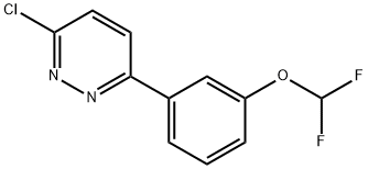 3-氯-6-[3-(二氟甲氧基)苯基]哒嗪,1156364-97-4,结构式
