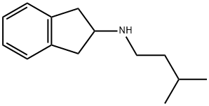 1H-Inden-2-amine, 2,3-dihydro-N-(3-methylbutyl)- Structure