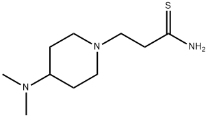 1-Piperidinepropanethioamide, 4-(dimethylamino)-|