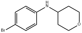 2H-Pyran-4-amine, N-(4-bromophenyl)tetrahydro- Structure