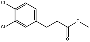 methyl 3-(3,4-dichlorophenyl)propanoate 化学構造式