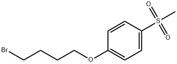 Benzene, 1-(4-bromobutoxy)-4-(methylsulfonyl)- 结构式