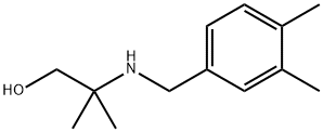 1-Propanol, 2-[[(3,4-dimethylphenyl)methyl]amino]-2-methyl- Struktur