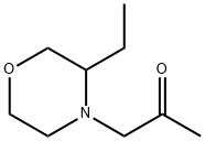 2-Propanone, 1-(3-ethyl-4-morpholinyl)- Structure