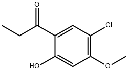 1-(5-Chloro-2-hydroxy-4-methoxyphenyl)propan-1-one 结构式