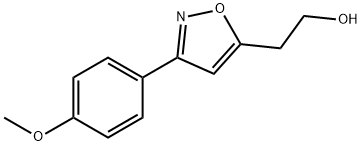 5-Isoxazoleethanol, 3-(4-methoxyphenyl)- Structure
