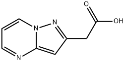 2-(吡唑并[1,5-A]嘧啶-2-基)乙酸, 1159983-05-7, 结构式