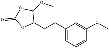 1,3-Dioxolan-2-one, 4-methoxy-5-[2-(3-methoxyphenyl)ethyl]-