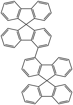 4,4’-bi-9,9’-spirobi[9H-fluurene] Struktur