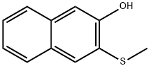 3-(methylthio)-2-naphthalenol,116130-48-4,结构式