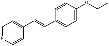 Pyridine, 4-[(1E)-2-(4-ethoxyphenyl)ethenyl]- 结构式