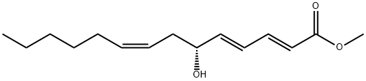 2,4,8-Tetradecatrienoic acid, 6-hydroxy-, methyl ester, [R-(E,E,Z)]- (9CI) 化学構造式
