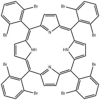 21H,23H-PORPHINE, 5,10,15,20-TETRAKIS(2,6-DIBROMOPHENYL)- 结构式