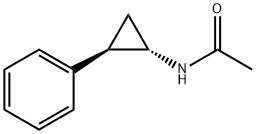 Acetamide, N-[(1S,2R)-2-phenylcyclopropyl]- Struktur