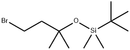 (3-Bromo-1,1-dimethyl-propoxy)-tert-butyl-dimethyl-silane Structure