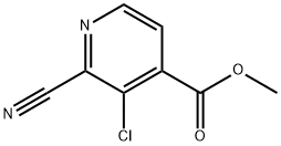 methyl 3-chloro-2-cyano-pyridine-4-carboxylate|methyl 3-chloro-2-cyano-pyridine-4-carboxylate