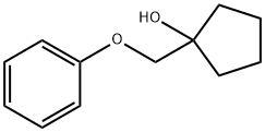 Cyclopentanol, 1-(phenoxymethyl)- Struktur