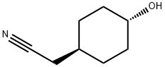 2-((1R,4R)-4-羟基环己基)乙腈,116941-24-3,结构式