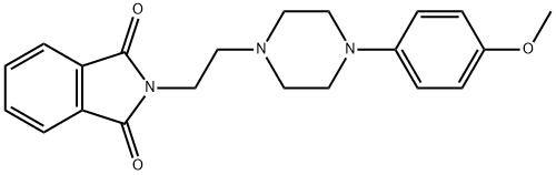 1H-Isoindole-1,3(2H)-dione, 2-[2-[4-(4-methoxyphenyl)-1-piperazinyl]ethyl]- Structure