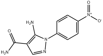 1H-Pyrazole-4-carboxamide, 5-amino-1-(4-nitrophenyl)- Structure