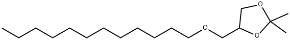 1,3-Dioxolane, 4-[(dodecyloxy)methyl]-2,2-dimethyl- Struktur