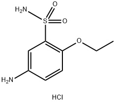 Benzenesulfonamide, 5-amino-2-ethoxy-, hydrochloride (1:1) Struktur