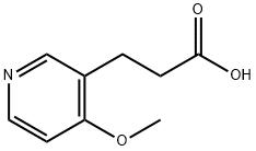 3-(4-Methoxy-pyridin-3-yl)-propionic acid,1171923-11-7,结构式