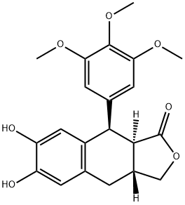 6,7-Demethylenedeoxypodophyllotoxin Structure