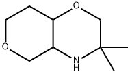 2H,5H-Pyrano[4,3-b]-1,4-oxazine, hexahydro-3,3-dimethyl- Structure