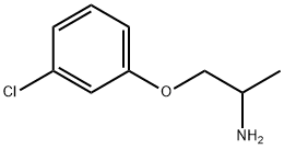 1-(2-AMINOPROPOXY)-3-CHLOROBENZENE 结构式