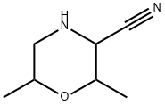 3-Morpholinecarbonitrile, 2,6-dimethyl- Structure