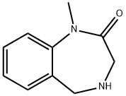2H-1,4-Benzodiazepin-2-one, 1,3,4,5-tetrahydro-1-methyl- Structure