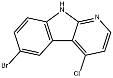 6-Bromo-4-chloro-9H-pyrido[2,3-b]indole,1175675-60-1,结构式