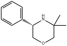 Morpholine, 3,3-dimethyl-5-phenyl-, (5S)- Structure