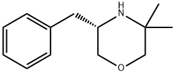 Morpholine, 3,3-dimethyl-5-(phenylmethyl)-,(5S)- Structure