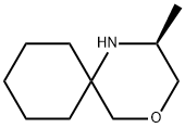 4-Oxa-1-azaspiro[5.5]undecane, 2-methyl-,(2S)-,1176507-69-9,结构式