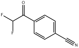 Benzonitrile, 4-(2,2-difluoroacetyl)- Structure