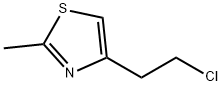 4-(2-chloroethyl)-2-methyl-1,3-thiazole(SALTDATA: 0.8HCl 0.15H2O) Structure