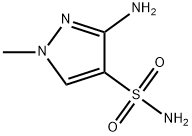 3-氨基-1-甲基-1H-吡唑-4-磺酰胺, 1178024-01-5, 结构式