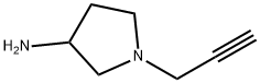 3-Pyrrolidinamine, 1-(2-propyn-1-yl)- Struktur