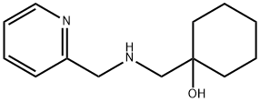 Cyclohexanol, 1-[[(2-pyridinylmethyl)amino]methyl]- Struktur